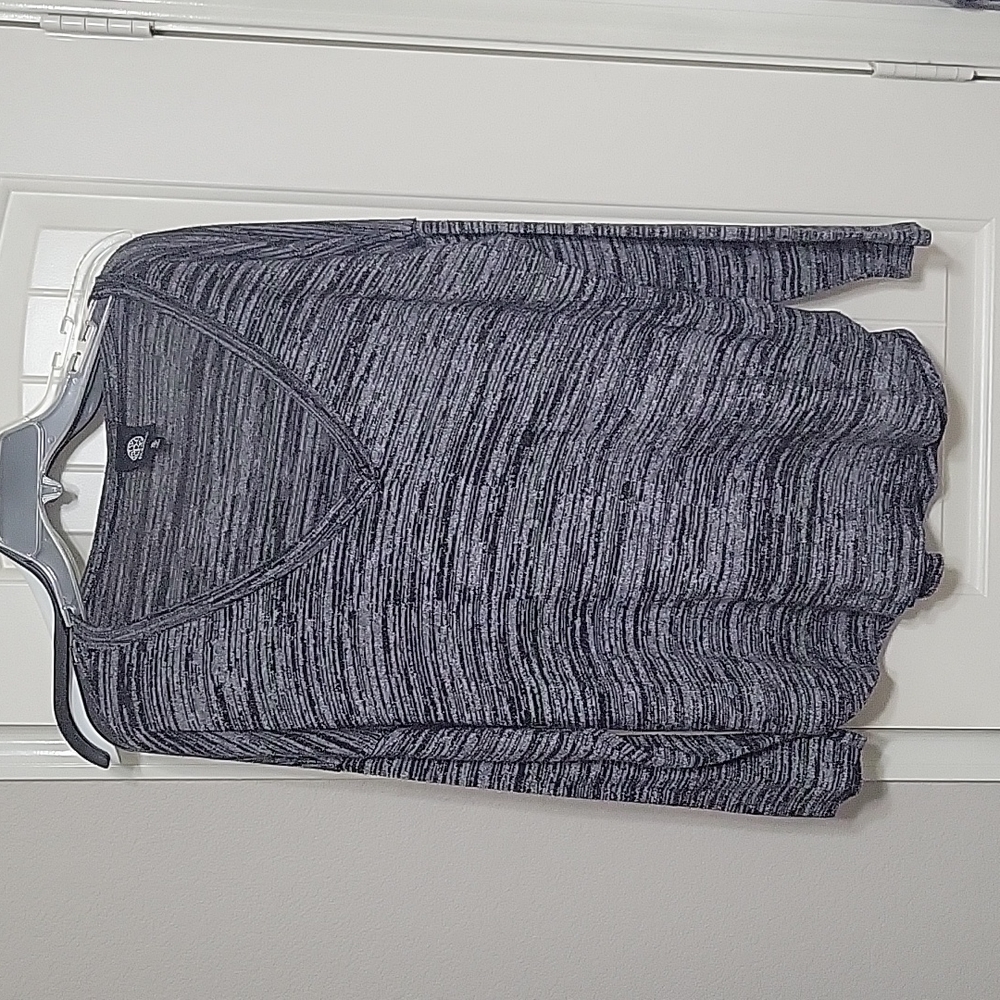 Black long sleeve top